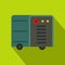 Inverter welding machine icon, flat style