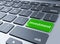 Invest key on keyboard showing financial business investment concept.3d illustration