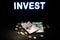 invest money euro finance concept