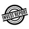 Invest Report rubber stamp