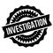 Investigation stamp rubber grunge