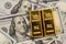 Investing in real gold bullion on dollar bills