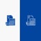 Investment, Accumulation, Business, Debt, Savings, Calculator, Coins Line and Glyph Solid icon Blue banner Line and Glyph Solid