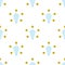 Investment fund seamless pattern. Search for brilliant idea, discover opportunity or benefit from idea. Long term investing