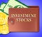 Investment Stocks Shows Market Shares 3d Illustration