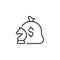 Investment strategy line icon