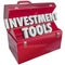 Investment Tools 3d Words Toolbox Finance Adviser Resources