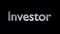 Investor coaching animation with streaking text in grey