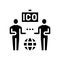 investors ico glyph icon vector illustration