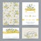 Invitation or Congratulation Card Set