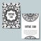 Invitation graphic card with mandala. Decorative ornament for card design: wedding, bithday, party, greeting. Vintage mandala elem