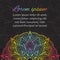 Invitation, greeting card, congratulation, postcard, banner, flyer with gradient colorful mandalas.