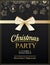Invitation merry christmas party poster banner and card design