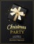 Invitation merry christmas party poster banner and card design