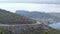 Ioannina city view from mountain in autumn greece