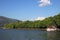Ioannina lake and city summer season