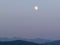 Ioannina lake full moon night greece