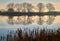 Iona Beach Regional Park Pond Reflection