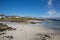 Iona beach Scotland uk Scottish island off the Isle of Mull west coast of Scotland panoramic view