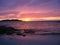 Iona beach at sunset