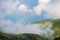 Ionian mediterranean sea coast landscape of Albania view from top of Llogora mountain national park.