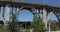 Ionic arches of the Colorado Street Bridge in Pasadena California