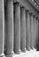 Ionic columns (Black and White