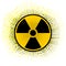 Ionizing Radiation Sign. Radioactive Contamination Symbol. Warning Danger Hazard