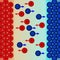 Ions movement to negative electrode and positive electrode