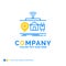 IOT, gadgets, internet, of, things Blue Yellow Business Logo tem