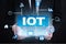 IOT. Internet of Thing concept. Multichannel online communication network