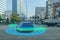 Iot smart automotive Driverless car with artificial intelligence combine with deep learning technology. self driving car can situa