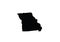 Iowa map state shape America borders