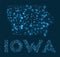 Iowa network map.