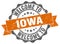 Iowa round ribbon seal