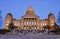 Iowa State Capitol Building at Sundown