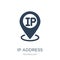 ip address point locator icon in trendy design style. ip address point locator icon isolated on white background. ip address point