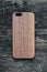 IPhone 6 Walnut wood case