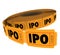 IPO Initial Public Offering Company Business Raffle Ticket Roll