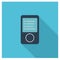 Ipod simple modern flat icons vector collection of business