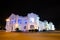 Ipoh City Council Multipurpose Hall - Colorful Illuminated Heritage Building