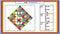 IQ test. Choose correct answer. Set of logical tasks composed of geometric shapes. Vector illustration. algorithm.