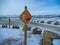 Iqaluit road sign, Canada