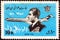 IRAN - CIRCA 1972: A stamp printed in Iran shows Mohammad Reza Shah Pahlavi and airplane, circa 1972.