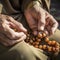 iran closeup of hands holding prayer beads