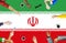 Iran Country Flag Liberty National Concept