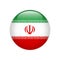 Iran flag on button