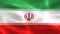 Iran flag - realistic waving fabric flag