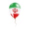 Iran, Islamic Republic Of balloon with flag.