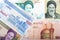 Iranian money - Rial a background